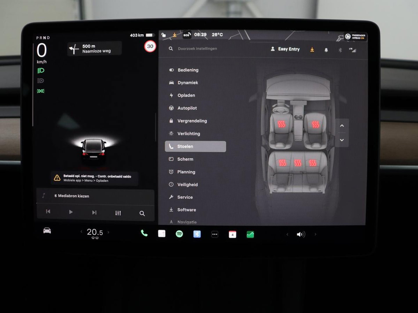 Tesla Model 3 Long Range AWD 75 kWh | SOH 88,8% | Panoramadak | Leder | Memory | Stuur/stoel verwarming | Achterbank verwarming | Adaptive cruise | Climate control