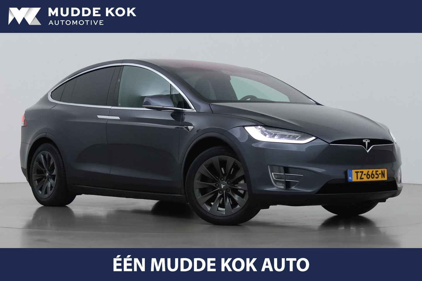 Tesla Model X 75D Base 7p. | ACC | Luchtvering | Trekhaak | Stoel+Stuurverwarming | Camera | 20 Inch