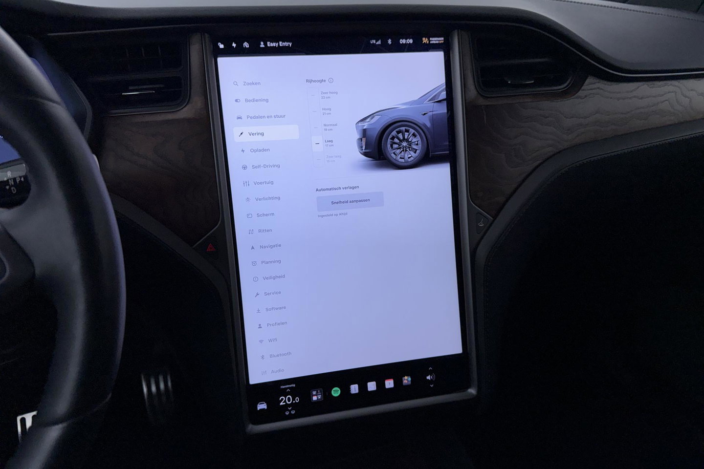 Tesla Model X 75D Base 7p. | ACC | Luchtvering | Trekhaak | Stoel+Stuurverwarming | Camera | 20 Inch