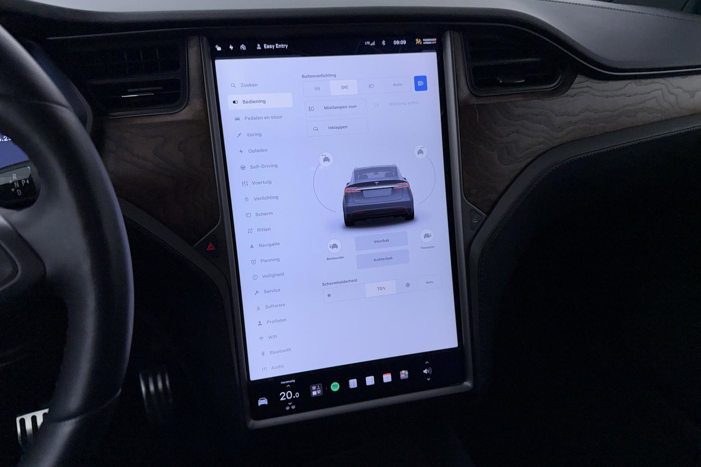 Tesla Model X 75D Base 7p. | ACC | Luchtvering | Trekhaak | Stoel+Stuurverwarming | Camera | 20 Inch