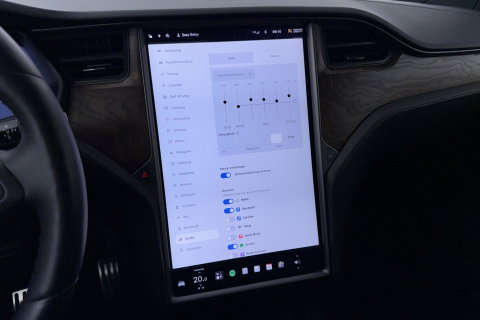 Tesla Model X 75D Base 7p. | ACC | Luchtvering | Trekhaak | Stoel+Stuurverwarming | Camera | 20 Inch