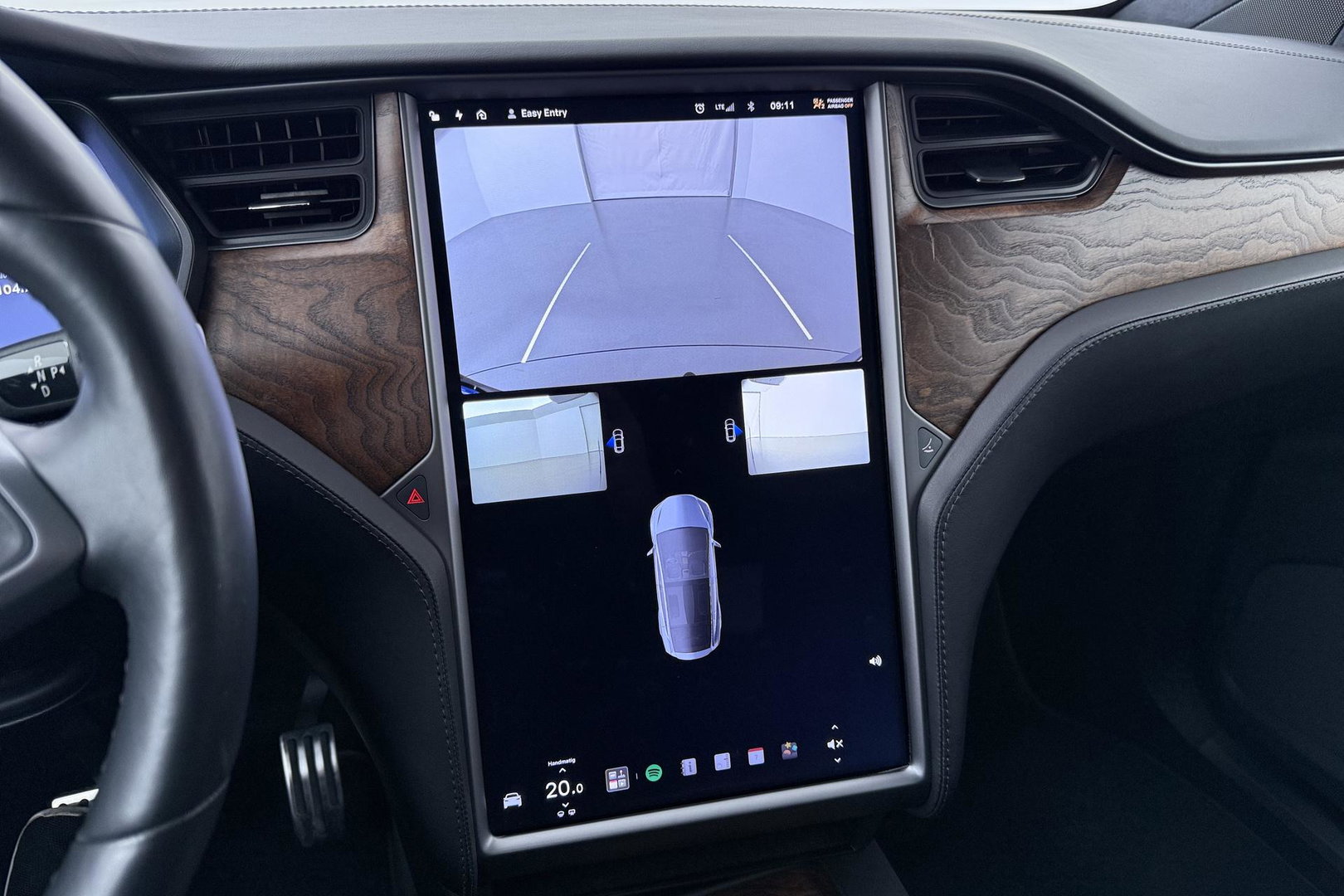 Tesla Model X 75D Base 7p. | ACC | Luchtvering | Trekhaak | Stoel+Stuurverwarming | Camera | 20 Inch