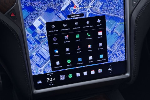 Tesla Model X 75D Base 7p. | ACC | Luchtvering | Trekhaak | Stoel+Stuurverwarming | Camera | 20 Inch