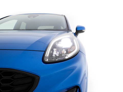 Ford Puma 1.0 EcoBoost Hybrid ST-Line X Aut. *LEATHER-FABRIC | ADAPTIVE-CRUISE | FULL-LED | BANG&OLUFSEN | BLIND-SPOT | CAMERA | HEATED-SPORTSEATS | DIGI-COCKPIT | NAVI-FULLMAP | PRIVACY-GLASS | KEYLESS | ECC | PDC | TOWBAR | 18''A