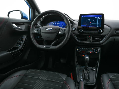 Ford Puma 1.0 EcoBoost Hybrid ST-Line X Aut. *LEATHER-FABRIC | ADAPTIVE-CRUISE | FULL-LED | BANG&OLUFSEN | BLIND-SPOT | CAMERA | HEATED-SPORTSEATS | DIGI-COCKPIT | NAVI-FULLMAP | PRIVACY-GLASS | KEYLESS | ECC | PDC | TOWBAR | 18''A