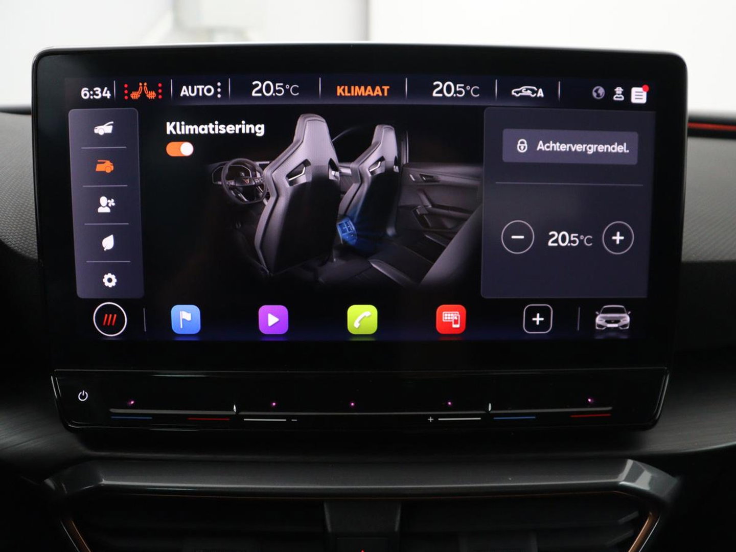 CUPRA Leon 1.5 eTSI Business Edition | Half leder | Stuur/stoel verwarming | Adaptive cruise | Lane assist | Carplay | Sfeerverlichting | Virtueel dashboard | Park assist | Climate control