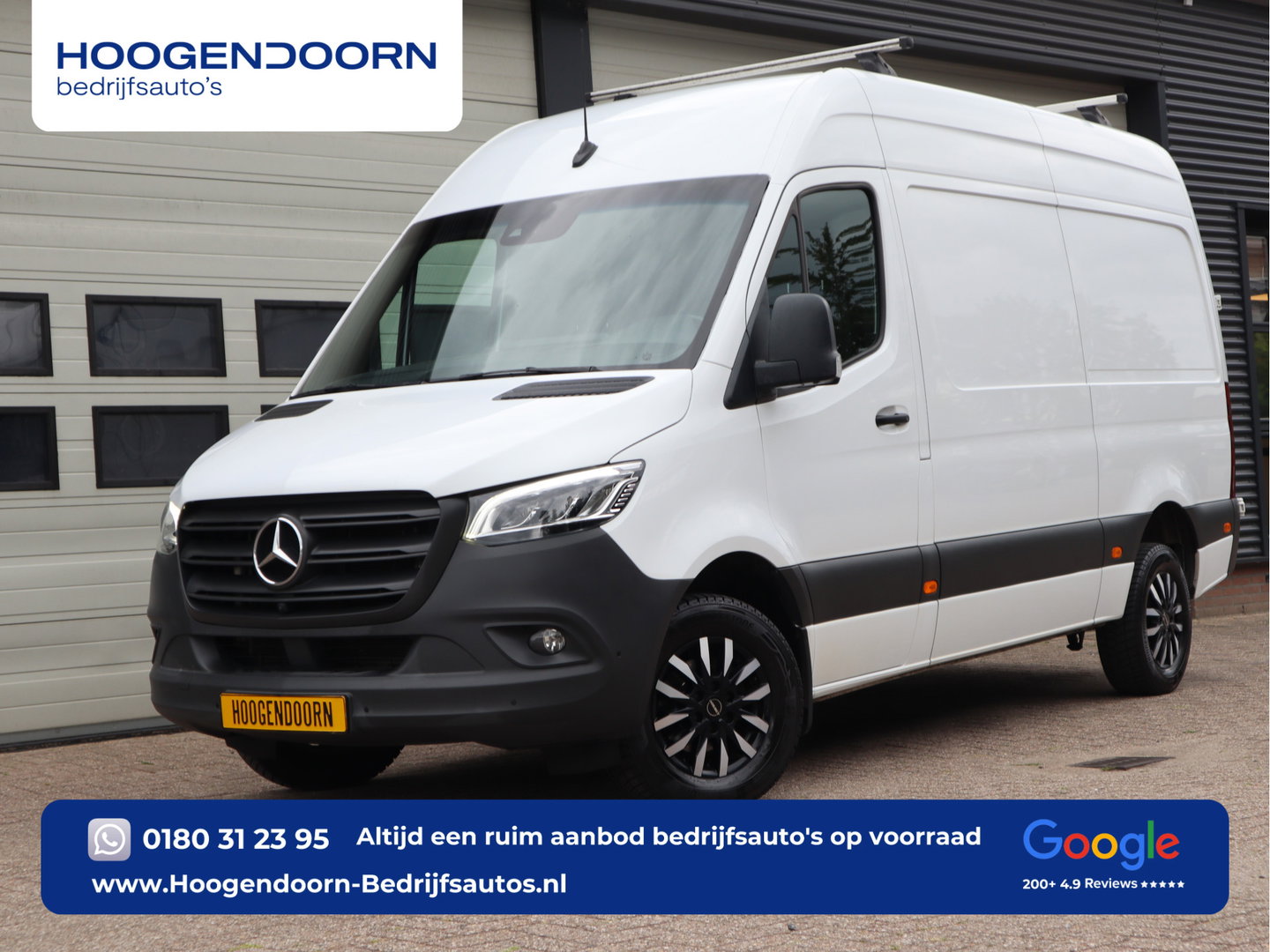 Mercedes-Benz Sprinter 319 CDI 3.0 V6 Automaat Euro 6 - L2H2 - A tot Z Dealer onderhouden - LED - Trekhaak