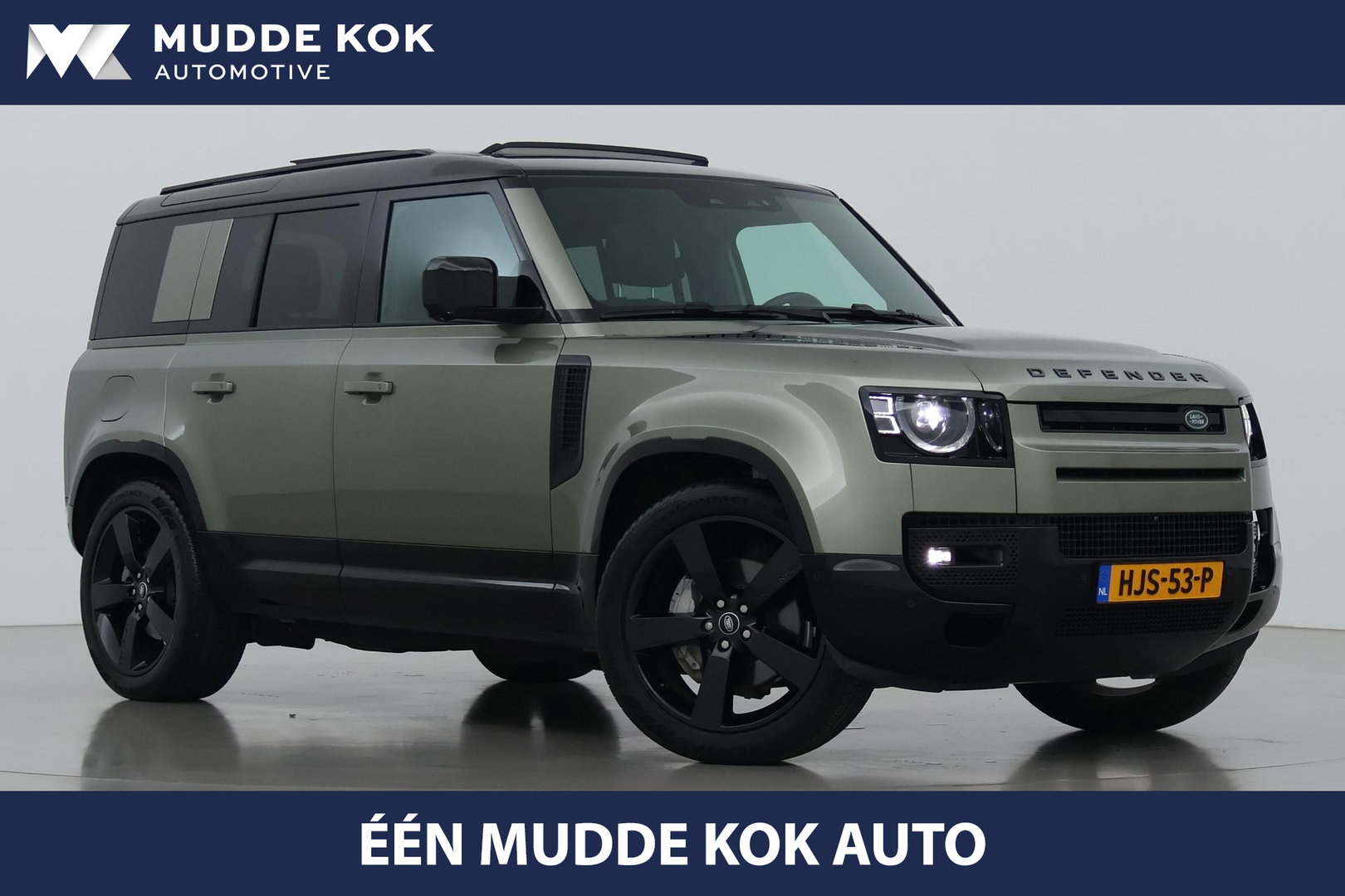 Land Rover Defender 110 2.0 P300e 110 X-Dynamic HSE | ACC | ClearSight | Trekhaak | Luchtvering | Panoramadak | Meridian Surround | 360° Camera | Ventilatie