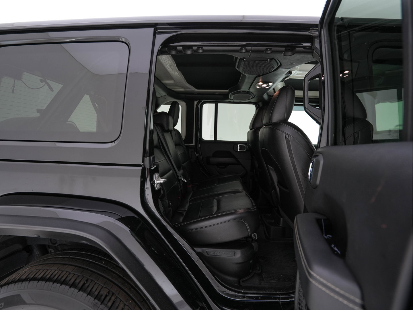 Jeep Wrangler Unlimited 4xe 380 Sahara AWD (Plug-in) {SoH-91%} (INCL-BTW) *OPEN-ROOF | LEATHER | FULL-LED | ALPINE-AUDIO | CRUISE | BLINDSPOT | CAMERA | KEYLESS | HEATED-COMFORTSEATS | DAB+ | PRIVACY-GLASS | ECC | PDC | 20''ALU*