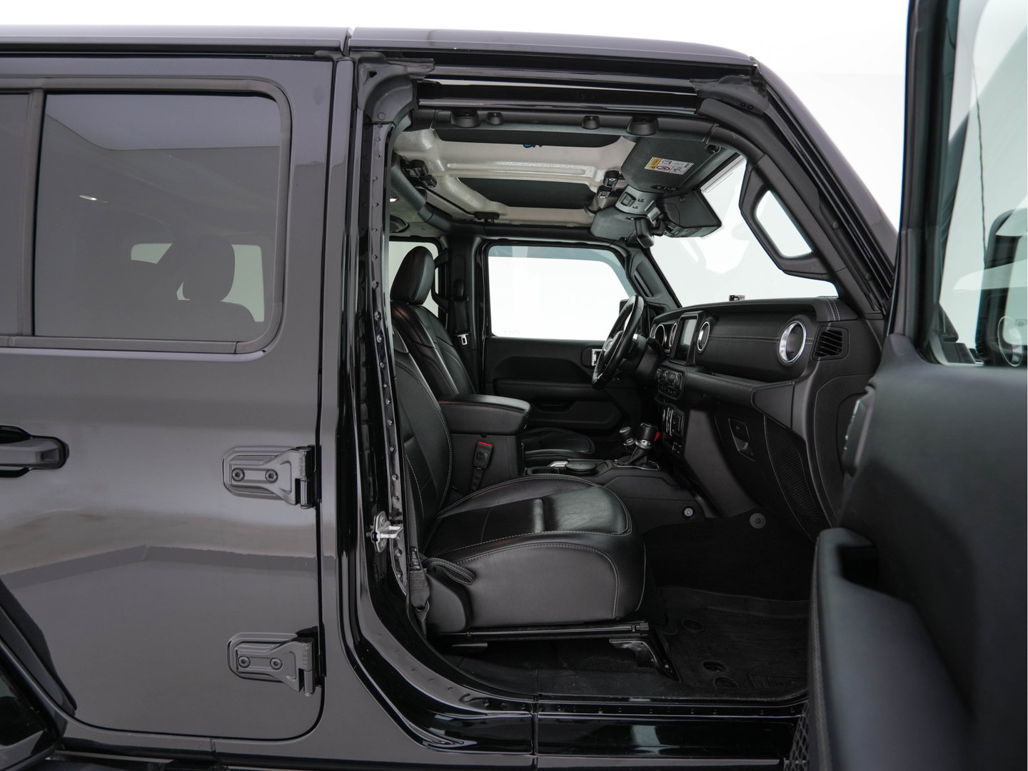 Jeep Wrangler Unlimited 4xe 380 Sahara AWD (Plug-in) {SoH-91%} (INCL-BTW) *OPEN-ROOF | LEATHER | FULL-LED | ALPINE-AUDIO | CRUISE | BLINDSPOT | CAMERA | KEYLESS | HEATED-COMFORTSEATS | DAB+ | PRIVACY-GLASS | ECC | PDC | 20''ALU*