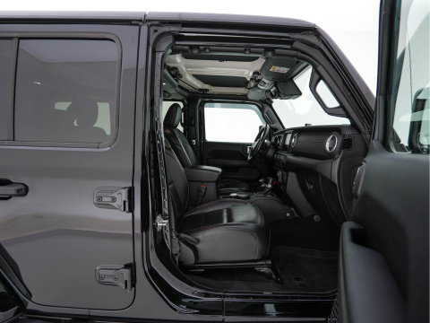 Jeep Wrangler Unlimited 4xe 380 Sahara AWD (Plug-in) {SoH-91%} (INCL-BTW) *OPEN-ROOF | LEATHER | FULL-LED | ALPINE-AUDIO | CRUISE | BLINDSPOT | CAMERA | KEYLESS | HEATED-COMFORTSEATS | DAB+ | PRIVACY-GLASS | ECC | PDC | 20''ALU*