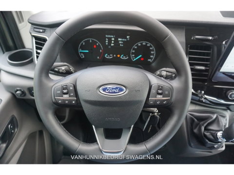 Ford Transit 350L 130PK L3H2 Trend BPM VRIJ!! Clima, 12" Sync 4 scherm Navi, 270° deur, Trekhaak!! NR. 330