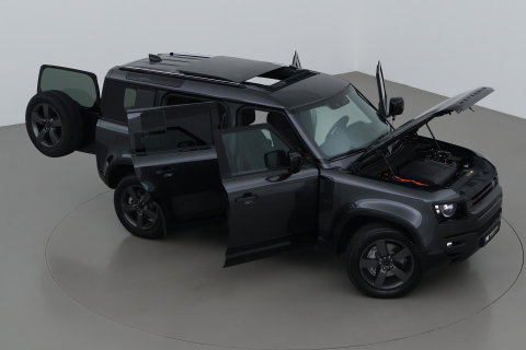 Land Rover Defender 2.0 P300e 110 X-Dynamic HSE | ACC | Trekhaak | Luchtvering | 360° Camera | Head-Up | Meridian Surround | Panoramadak | Stoelventilatie