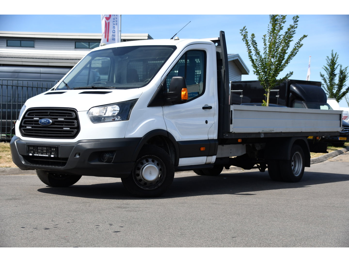 Ford Transit 350 2.0 TDCI L4H1 Openlaadbak Airco, Radio, 130pk, Pick-up, Uniek!