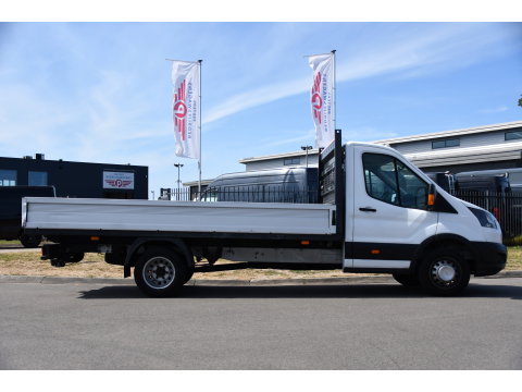 Ford Transit 350 2.0 TDCI L4H1 Openlaadbak Airco, Radio, 130pk, Pick-up, Uniek!