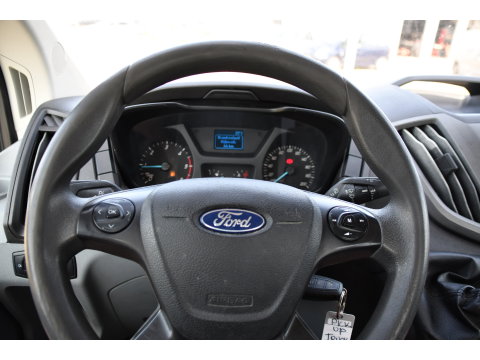 Ford Transit 350 2.0 TDCI L4H1 Openlaadbak Airco, Radio, 130pk, Pick-up, Uniek!