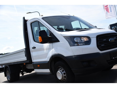 Ford Transit 350 2.0 TDCI L4H1 Openlaadbak Airco, Radio, 130pk, Pick-up, Uniek!