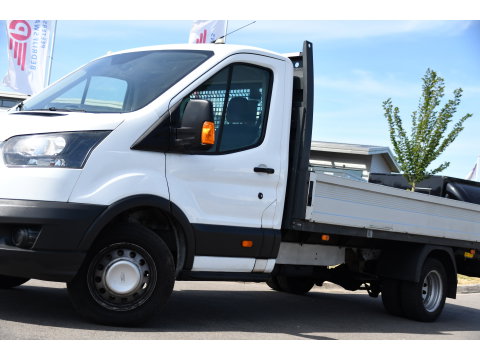 Ford Transit 350 2.0 TDCI L4H1 Openlaadbak Airco, Radio, 130pk, Pick-up, Uniek!