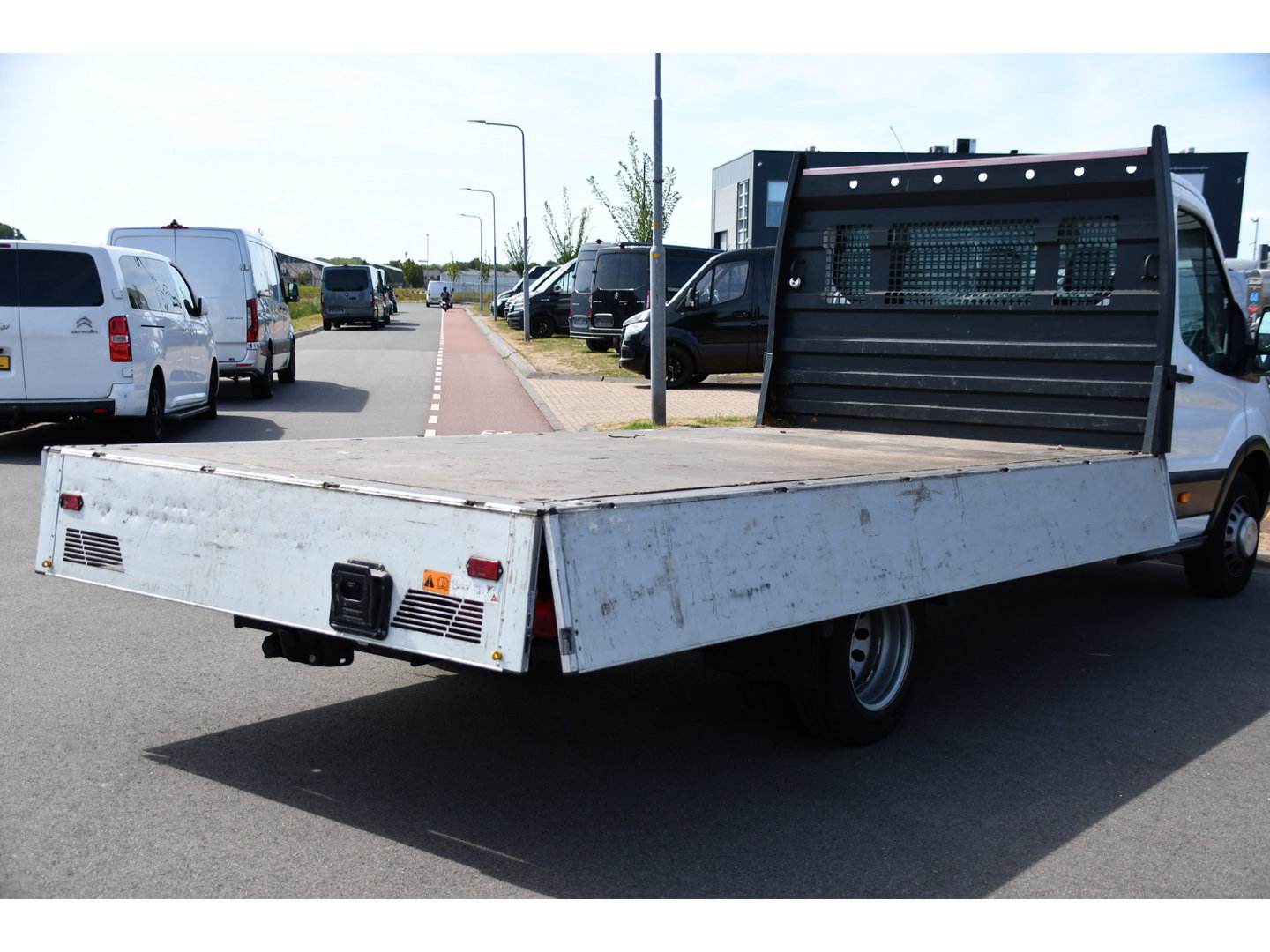 Ford Transit 350 2.0 TDCI L4H1 Openlaadbak Airco, Radio, 130pk, Pick-up, Uniek!