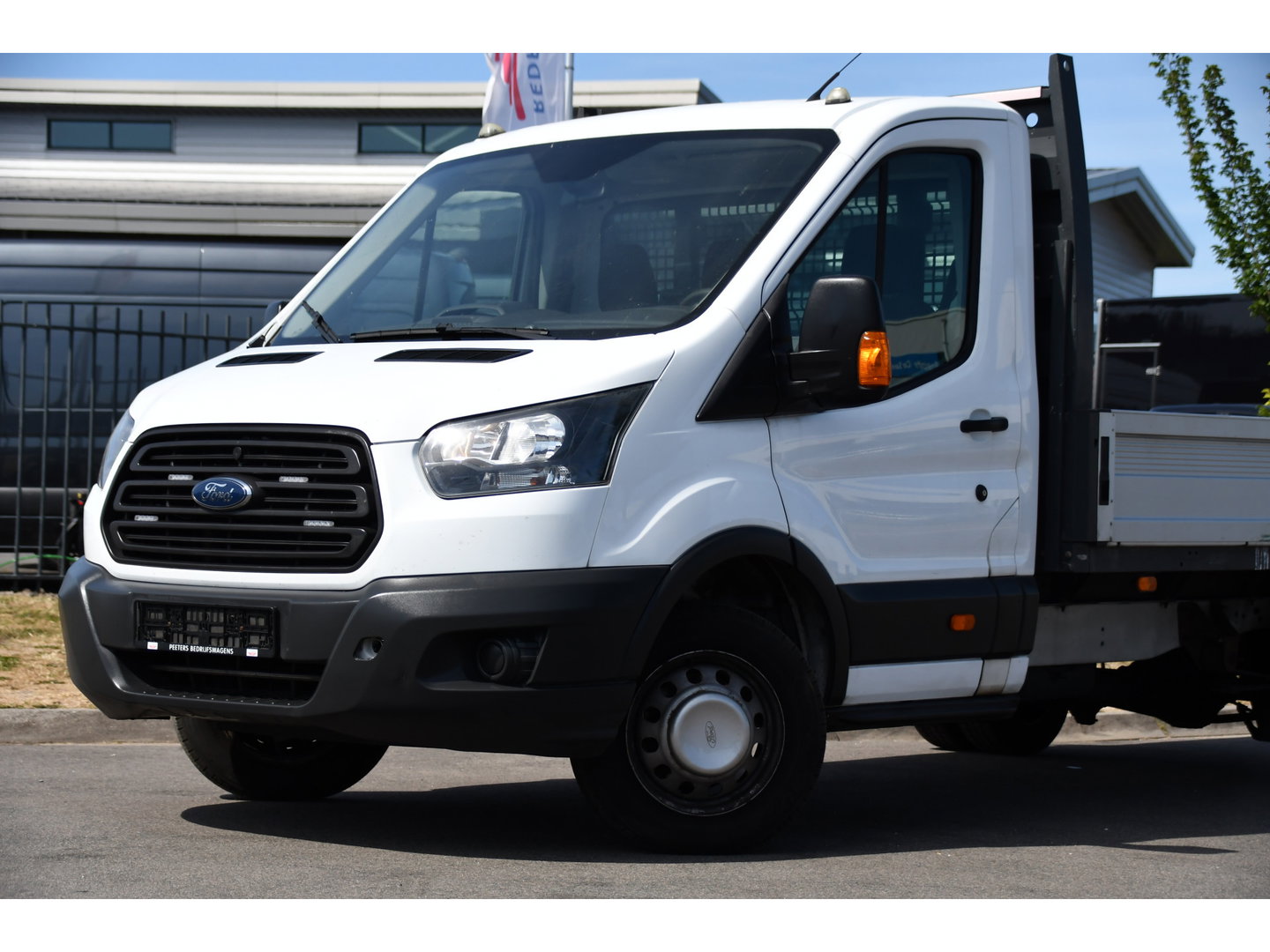 Ford Transit 350 2.0 TDCI L4H1 Openlaadbak Airco, Radio, 130pk, Pick-up, Uniek!