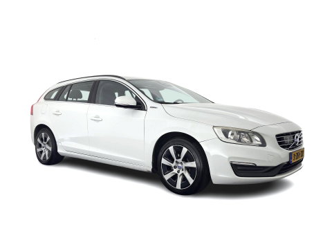 Volvo V60 2.4 D6 AWD Momentum (Plug-In) Aut. *LEATHER-FABRIC | ADAPTIVE-CRUISE | BLINDSPOT | HEATED-COMFORTSEATS | NAVI-FULLMAP | ECC | PDC | TOWBAR | 17''ALU*
