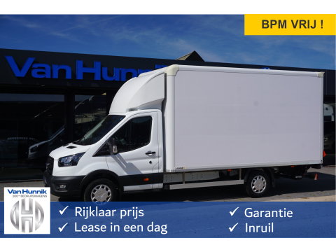 Ford Transit 350L L5 165PK Bakwagen BPM VRIJ!! Airco, Stoel verw. Camera, Dhollandia Klep!! NR. R01*