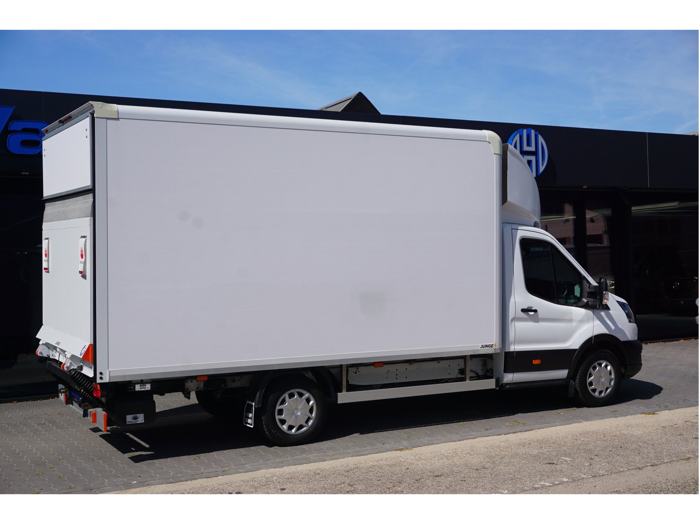Ford Transit 350L L5 165PK Bakwagen BPM VRIJ!! Airco, Stoel verw. Camera, Dhollandia Klep!! NR. R01*