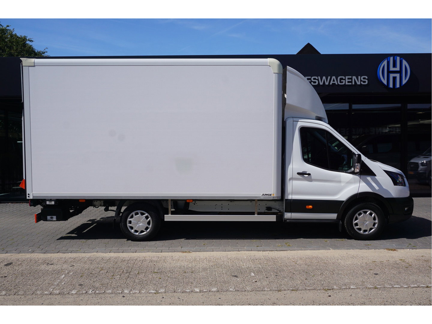 Ford Transit 350L L5 165PK Bakwagen BPM VRIJ!! Airco, Stoel verw. Camera, Dhollandia Klep!! NR. R01*