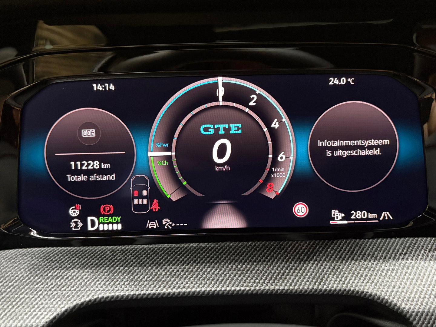 Volkswagen Golf 1.5 eHybrid GTE Leder "vienna"Led IQ Lights Pano Trekhaak HUD 17"LM