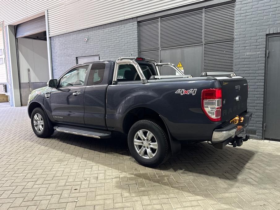 Ford Ranger 2.0 EcoBlue Limited Super Cab | Leder | Stoelverwarming | Camera | Keyless | Navigatie | Verwarmde Voorruit | Koelbox | Getint Glas