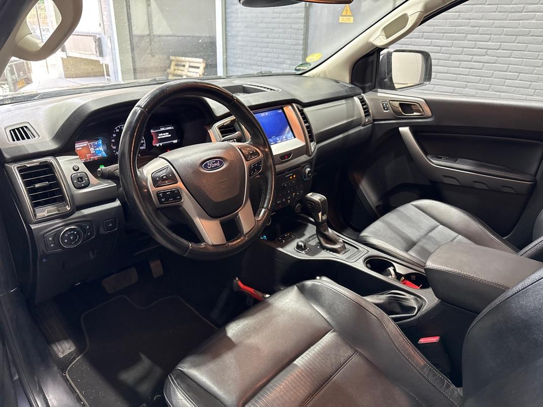 Ford Ranger 2.0 EcoBlue Limited Super Cab | Leder | Stoelverwarming | Camera | Keyless | Navigatie | Verwarmde Voorruit | Koelbox | Getint Glas
