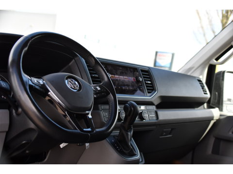 Volkswagen Crafter 35 2.0 TDI L3H2 DC Black Edition Cruise, Camera, Carplay, LED, Clima, Standkachel, Automaat, Stuurvervewarming, Uniek!
