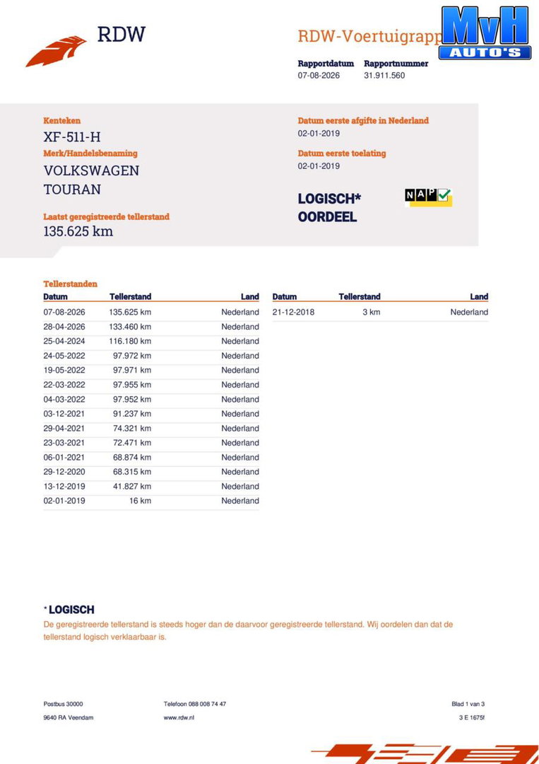 Volkswagen Touran 1.5 TSI Comfortline Business 7p|CAMERA|TREKH