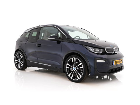 BMW i3 Basis 120Ah 42 kWh [3-Fase-11kW] {SoH-95%} *HEAT-PUMP | LEATHER-FABRIC | FULL-LED | HARMAN/KARDON | HEATED-COMFORTSEATS | DIGI-COCKPIT | NAVI-FULLMAP | PRIVACY-GLASS | DAB+ | ECC | PDC | CRUISE | 20''ALU*