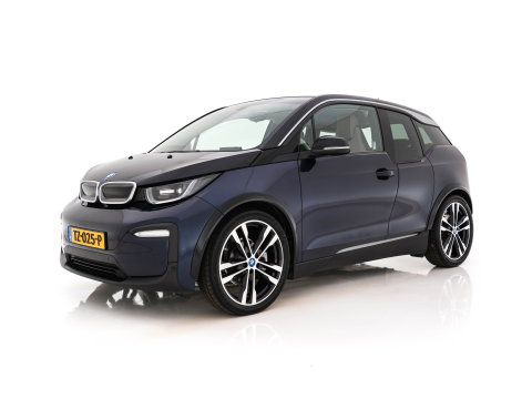 BMW i3 Basis 120Ah 42 kWh [3-Fase-11kW] {SoH-95%} *HEAT-PUMP | LEATHER-FABRIC | FULL-LED | HARMAN/KARDON | HEATED-COMFORTSEATS | DIGI-COCKPIT | NAVI-FULLMAP | PRIVACY-GLASS | DAB+ | ECC | PDC | CRUISE | 20''ALU*