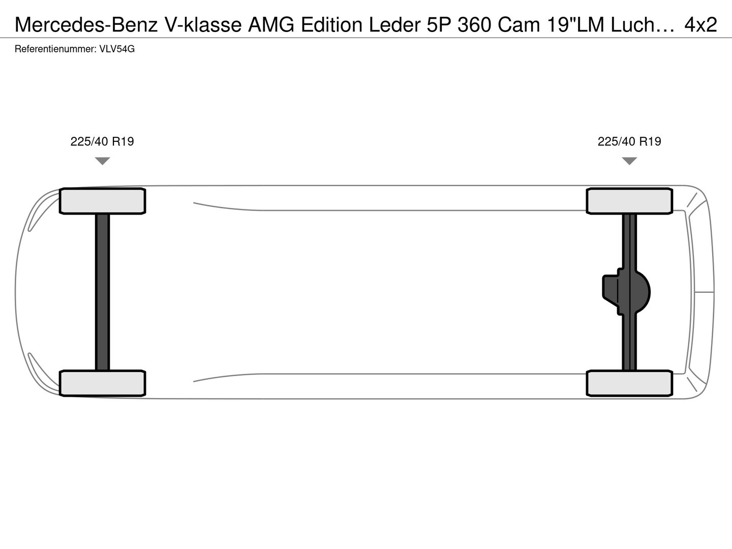 Mercedes-Benz V-Klasse AMG Edition Leder 5P 360 Cam 19"LM Luchtvering
