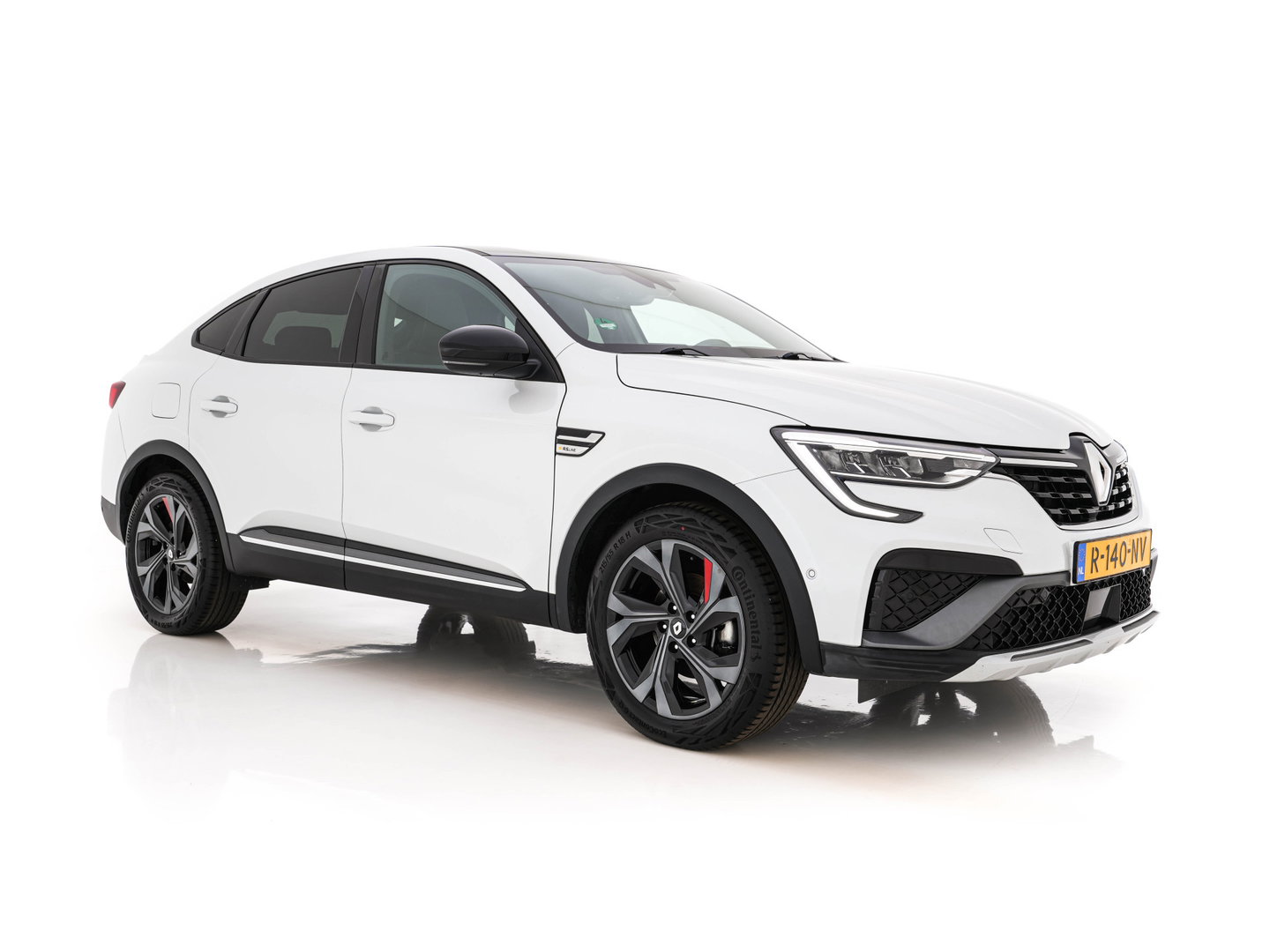 Renault Arkana 1.6 E-Tech Hybrid 145 R.S. Line (INCL-BTW) Aut. *LEATHER-FABRIC | FULL-LED | BLINDSPOT | CAMERA | BOSE-SOUND | HEATED-SPORTSEATS | KEYLESS | AMBIENTLIGHT | DIGI-COCKPIT | PRIVACY-GLASS | NAVI-FULLMAP | ECC | ADAPTIVE-CRUISE