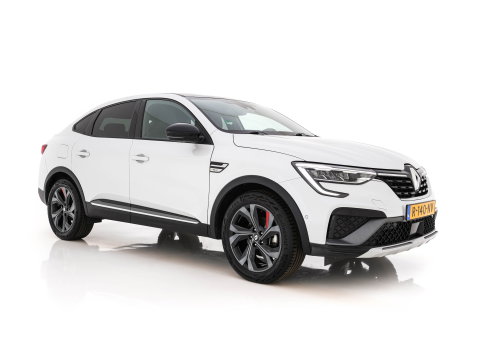 Renault Arkana 1.6 E-Tech Hybrid 145 R.S. Line (INCL-BTW) Aut. *LEATHER-FABRIC | FULL-LED | BLINDSPOT | CAMERA | BOSE-SOUND | HEATED-SPORTSEATS | KEYLESS | AMBIENTLIGHT | DIGI-COCKPIT | PRIVACY-GLASS | NAVI-FULLMAP | ECC | ADAPTIVE-CRUISE
