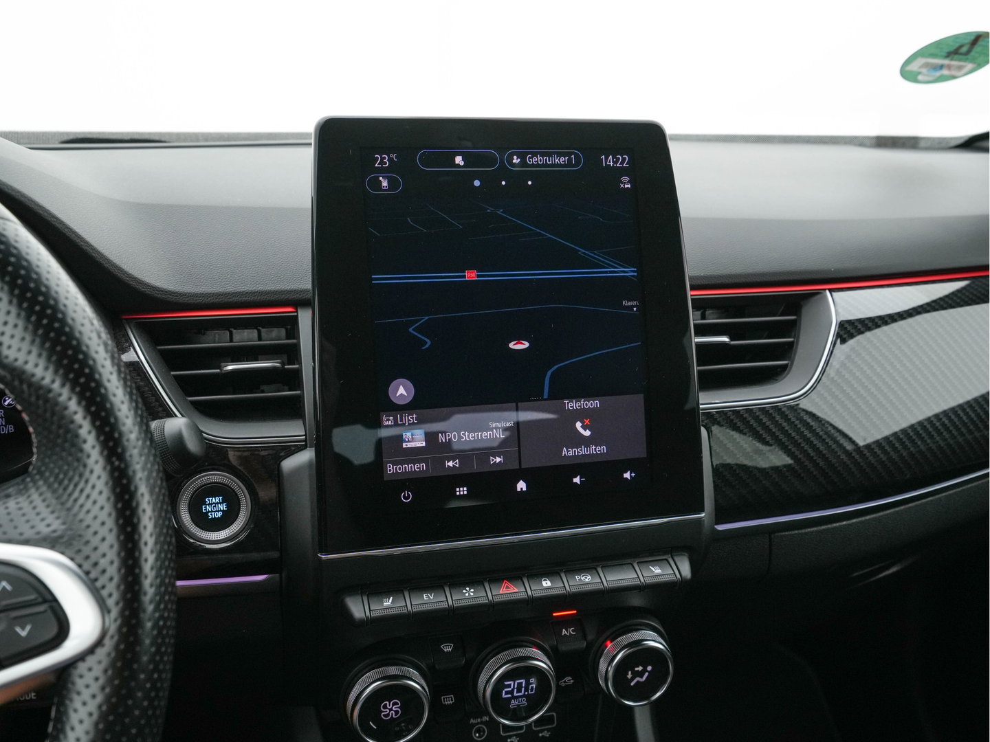 Renault Arkana 1.6 E-Tech Hybrid 145 R.S. Line (INCL-BTW) Aut. *LEATHER-FABRIC | FULL-LED | BLINDSPOT | CAMERA | BOSE-SOUND | HEATED-SPORTSEATS | KEYLESS | AMBIENTLIGHT | DIGI-COCKPIT | PRIVACY-GLASS | NAVI-FULLMAP | ECC | ADAPTIVE-CRUISE