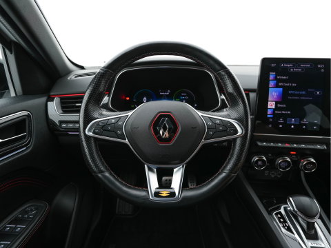 Renault Arkana 1.6 E-Tech Hybrid 145 R.S. Line (INCL-BTW) Aut. *LEATHER-FABRIC | FULL-LED | BLINDSPOT | CAMERA | BOSE-SOUND | HEATED-SPORTSEATS | KEYLESS | AMBIENTLIGHT | DIGI-COCKPIT | PRIVACY-GLASS | NAVI-FULLMAP | ECC | ADAPTIVE-CRUISE