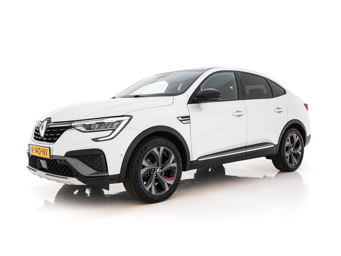 Renault Arkana 1.6 E-Tech Hybrid 145 R.S. Line (INCL-BTW) Aut. *LEATHER-FABRIC | FULL-LED | BLINDSPOT | CAMERA | BOSE-SOUND | HEATED-SPORTSEATS | KEYLESS | AMBIENTLIGHT | DIGI-COCKPIT | PRIVACY-GLASS | NAVI-FULLMAP | ECC | ADAPTIVE-CRUISE