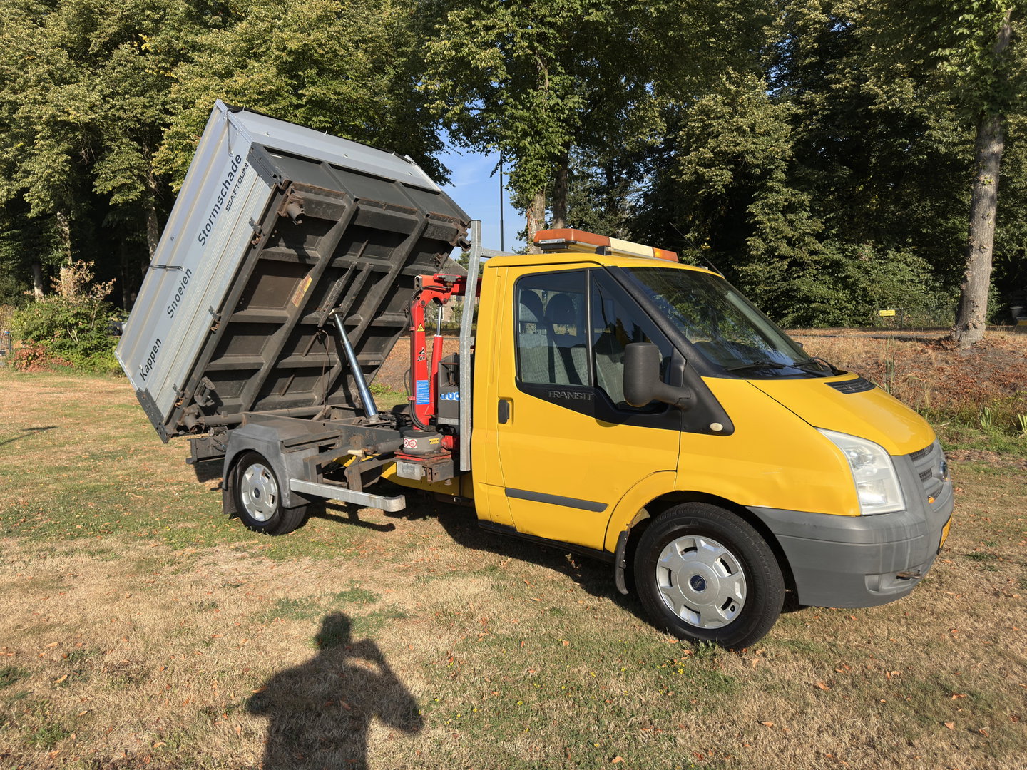 Ford Transit 350M 2.4 TDCI *3-ZIJDIGE-KIPPER | KRAAN | TOWBAR | 3-PERSOONS*