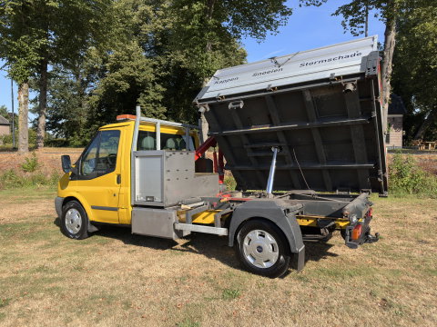 Ford Transit 350M 2.4 TDCI *3-ZIJDIGE-KIPPER | KRAAN | TOWBAR | 3-PERSOONS*