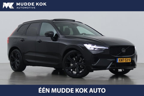 Volvo XC60 T6 Plug-in hybrid Ultra Black Edition | ACC | Luchtvering | Trekhaak | Bowers&Wilkins | 360° Camera | Stoelmassage | Panoramadak | Head-Up