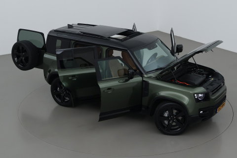 Land Rover Defender 2.0 P300e 110 X-Dynamic HSE | FACELIFT | Caraway | ClearSight | Meridian Surround | Head-Up | ACC | Panoramadak | Trekhaak