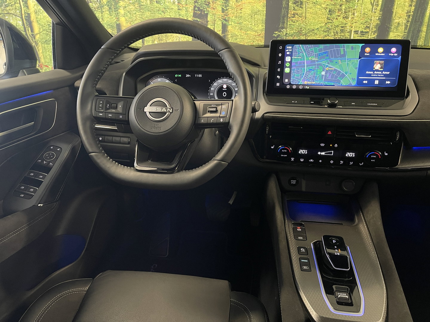 Nissan QASHQAI 1.5 e-Power N-Design | Apple Carplay | Dynamische knipperlichten | Panoramadak | 360 Camera | Airco | Sfeerverlichting | Keyless |