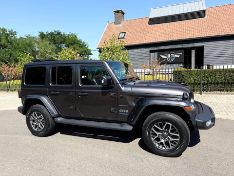 Jeep Wrangler UNLIMITED Jeep Wrangler 380 Unlimited/Sahara 2.0 PHEV Softtop AWD 4x4 Leer Navi Led-Xenon