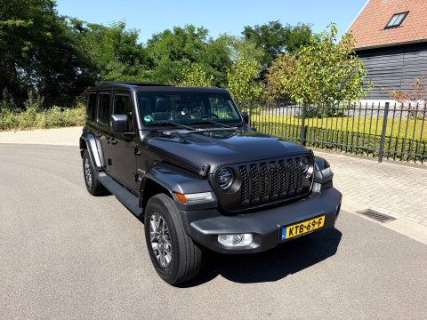 Jeep Wrangler UNLIMITED Jeep Wrangler 380 Unlimited/Sahara 2.0 PHEV Softtop AWD 4x4 Leer Navi Led-Xenon