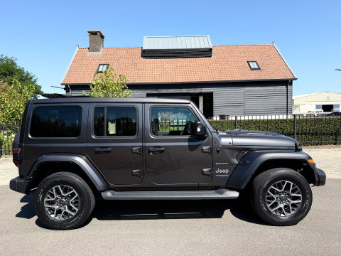 Jeep Wrangler UNLIMITED Jeep Wrangler 380 Unlimited/Sahara 2.0 PHEV Softtop AWD 4x4 Leer Navi Led-Xenon