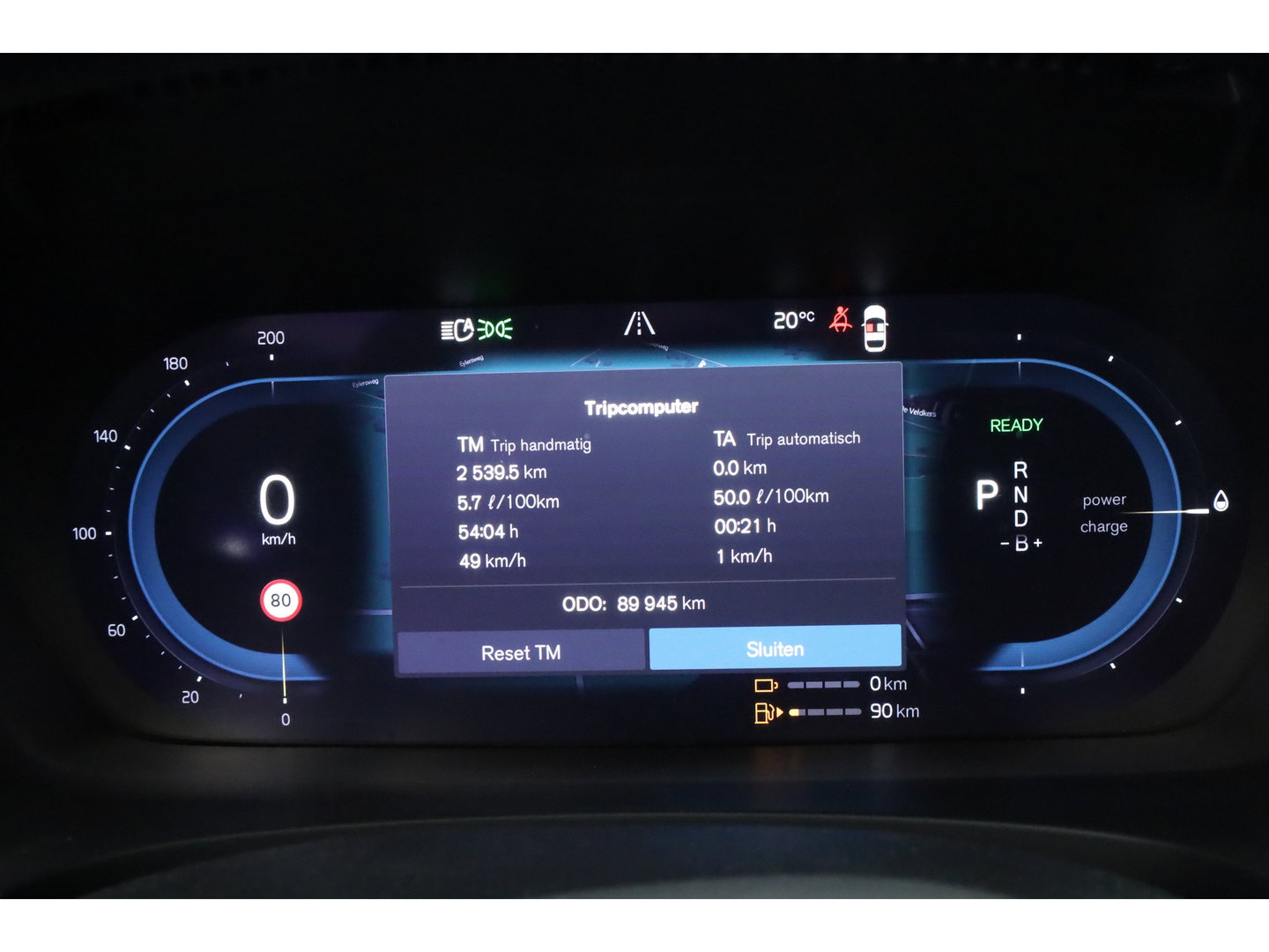 Volvo V90 2.0 T6 Plug-in hybrid AWD Ultimate Bright | Long Range | Pano | 360 Cam | Stoel ventilatie | ACC | Blis | H&K Audio |